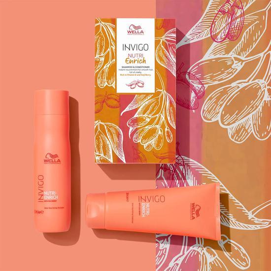 Wella Professionals Invigo Nutri-Enrich Duo Gift Set 250ml Shampoo, 200ml Conditioner