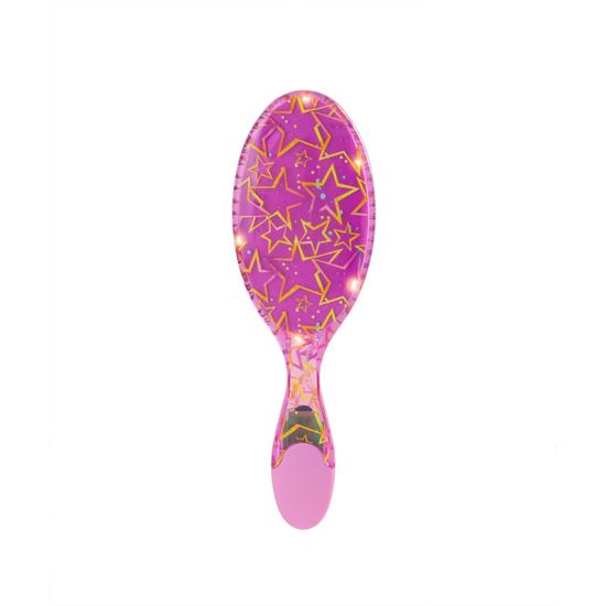Wet Brush Hair Galaxy Lights Light Up Original Detangler Pink Stars