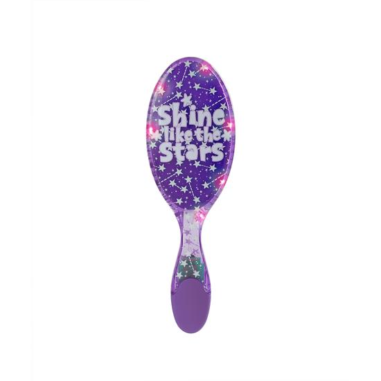 Wet Brush Hair Galaxy Lights Light Up Original Detangler Pink Stars