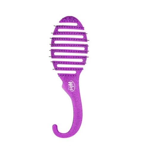 Wet Brush Shower Detangler Teal Glitter