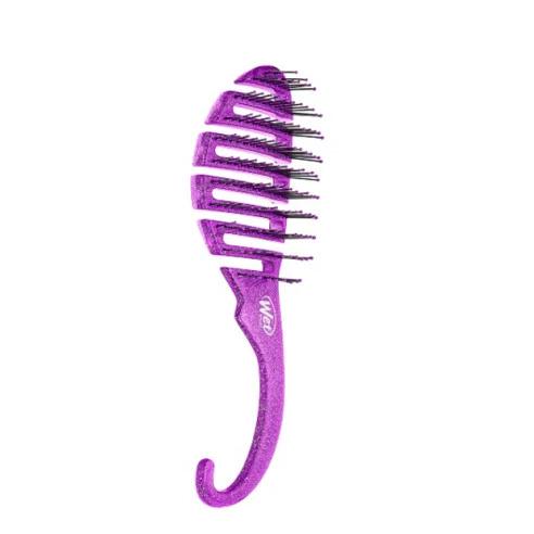 Wet Brush Shower Detangler Teal Glitter