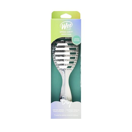 Wet Brush Speed Dry Gemstone Brush Smoky Quartz