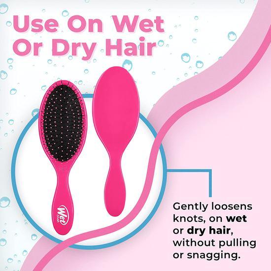 Wet Brush The Original Detangler Brush Mini-Size: Pink