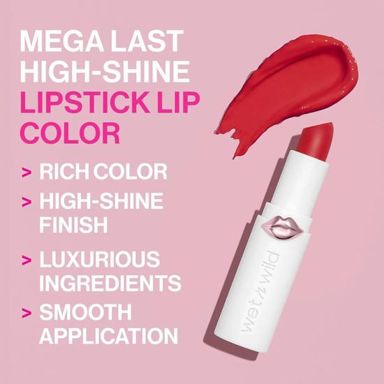 Wet N Wild Megalast Lipstick Shine Bellini Overflow