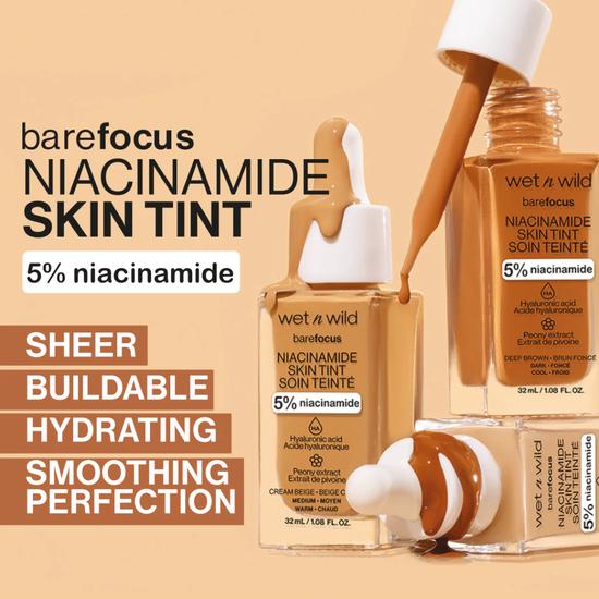 Wet N Wild Niacinamide Skin Tint Amber Beige