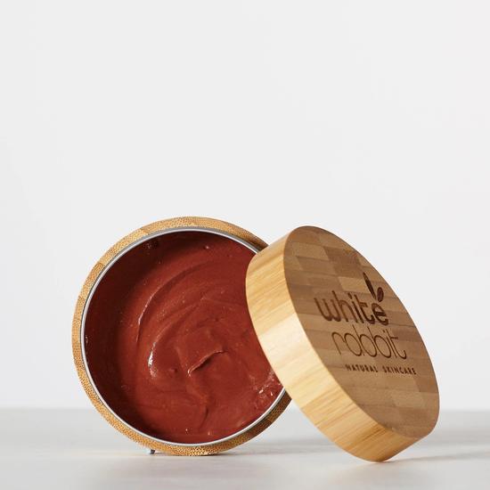 White Rabbit Skin Care Aloe & Rose Healthy Hydration Pink Clay Face Mask Boxed