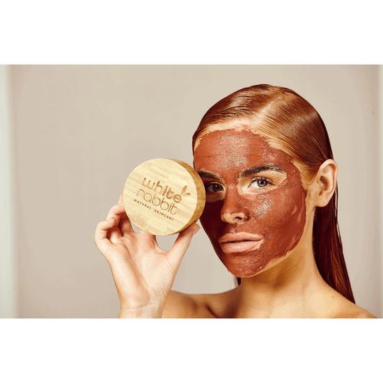 White Rabbit Skin Care Aloe & Rose Healthy Hydration Pink Clay Face Mask Boxed
