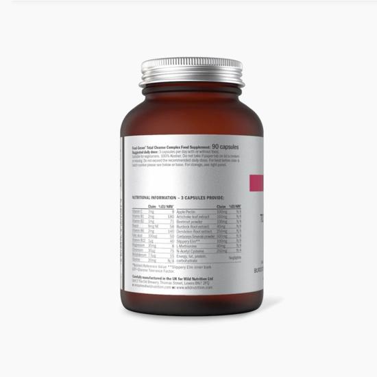 Wild Nutrition Bespoke Woman Food-Grown Total Cleanse Complex 90 Capsules