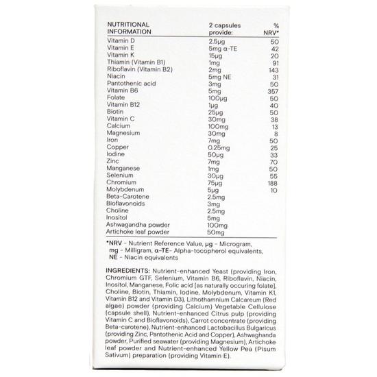 Wild Nutrition Daily Multi Nutrient For Teen Girls Capsules 60 Capsules