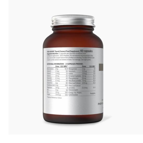 Wild Nutrition General Living Food-Grown Thyroid Connect 60 Capsules