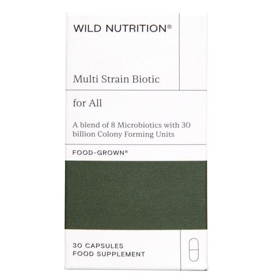 Wild Nutrition Multi-Strain Biotic Capsules 30 Capsules