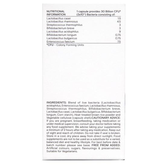 Wild Nutrition Multi-Strain Biotic Capsules 30 Capsules