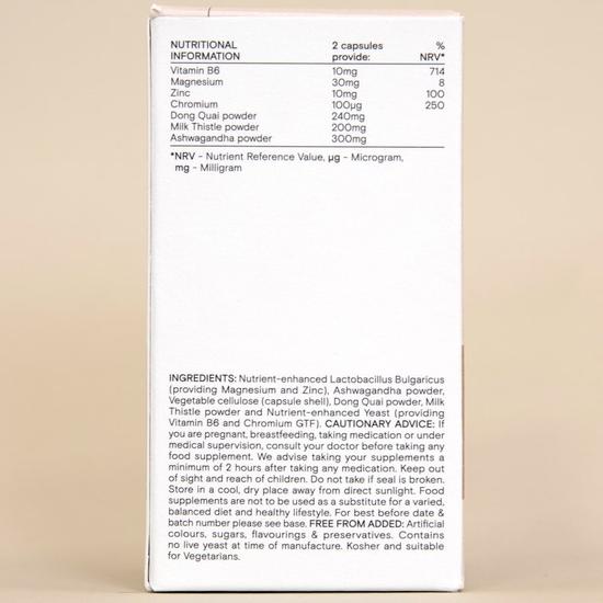 Wild Nutrition Premenstrual Support For Women Capsules 60 Capsules