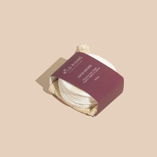 Wild Rising 10 Organic Cotton Reusable Makeup Pads