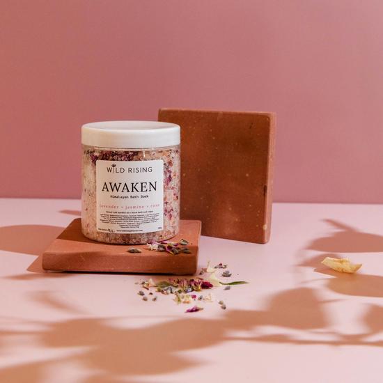 Wild Rising Awaken Lavender, Jasmine & Rose Bath Salts