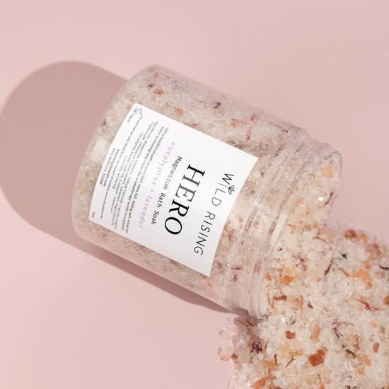 Wild Rising Hero Eucalyptus Muscle Soak Bath Salts