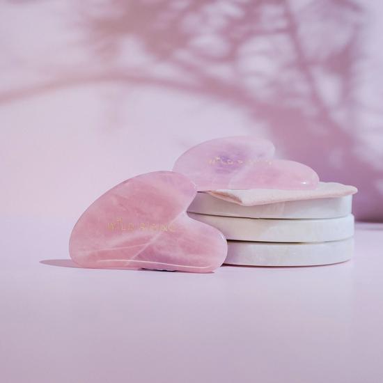 Wild Rising Imperfect Rose Quartz Gua Sha