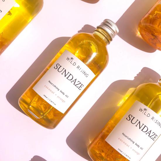 Wild Rising Sundaze Coconut & Orange Body Oil Refill: 100ml
