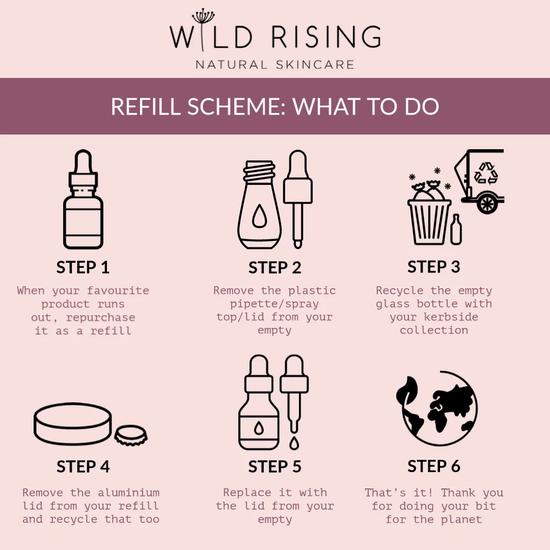 Wild Rising Sundaze Coconut & Orange Body Oil Refill: 100ml