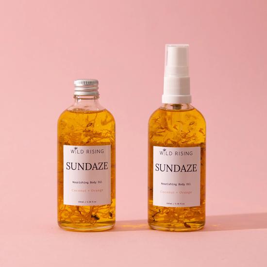 Wild Rising Sundaze Coconut & Orange Body Oil Refill: 100ml