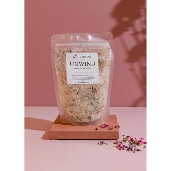 Wild Rising Unwind Chamomile & Neroli Bath Salts