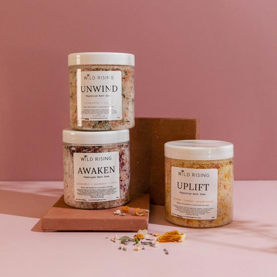 Wild Rising Unwind Chamomile & Neroli Bath Salts