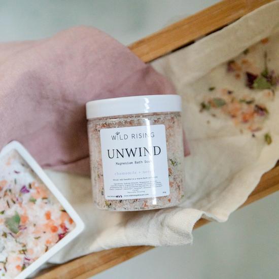 Wild Rising Unwind Chamomile & Neroli Bath Salts