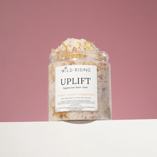 Wild Rising Uplift Orange, Lemon & Peppermint Bath Salts