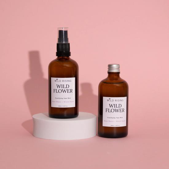 Wild Rising Wild Flower Witch Hazel Toner Refill: 100ml