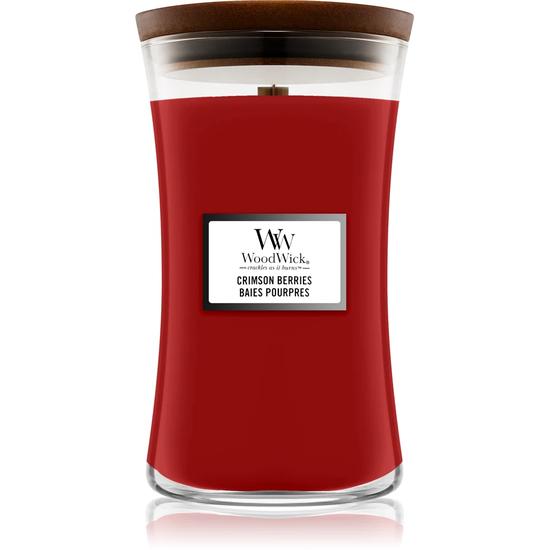 WoodWick Crimson Berries Scented Candle 85g