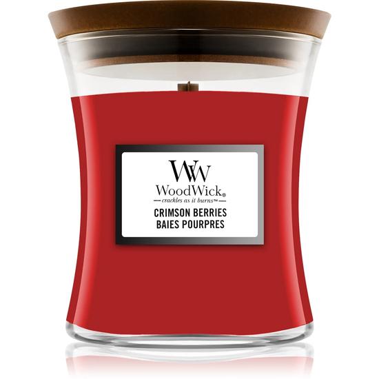 WoodWick Crimson Berries Scented Candle 85g