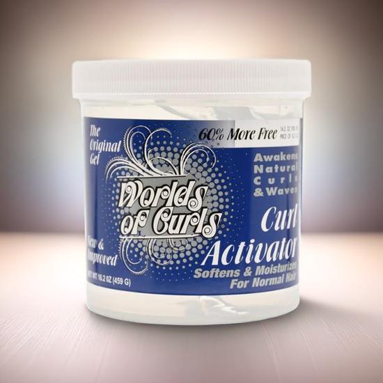 Worlds Of Curls Curl Activator Gel Normal Hair 32oz