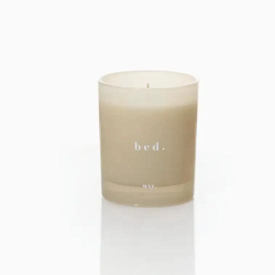 wxy. Bed Warm Musk + Black Vanilla Candle 7oz