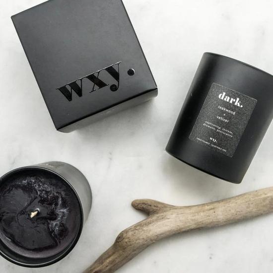 wxy. Dark. Teakwood & Vetiver Candle 7oz