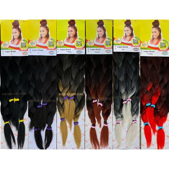 X Pression Synthetic Lagos Braid 1B