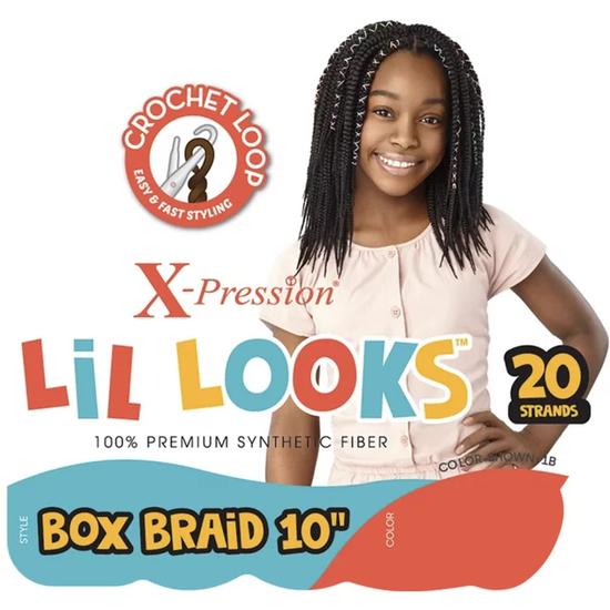 X Pression Synthetic Lil Looks Box Braid 10 Inches / 1