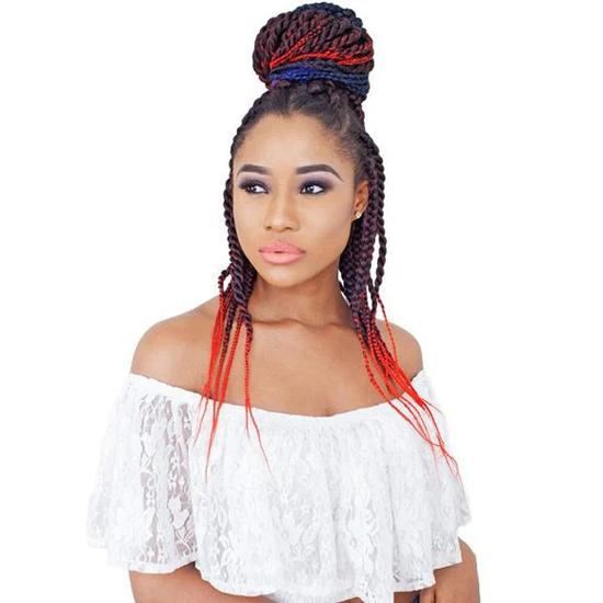 X Pression Synthetic Ultra Braid Pre Stretched T1B/Violet