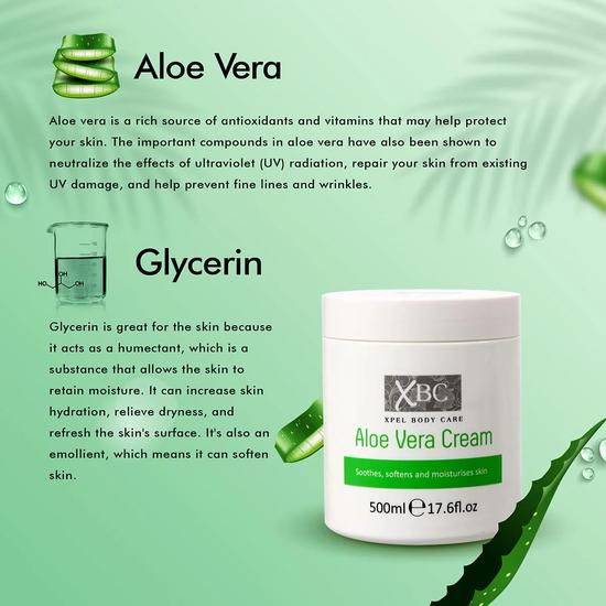 Xpel Body Care XBC Xpel Body Care Aloe Vera Cream 500ml