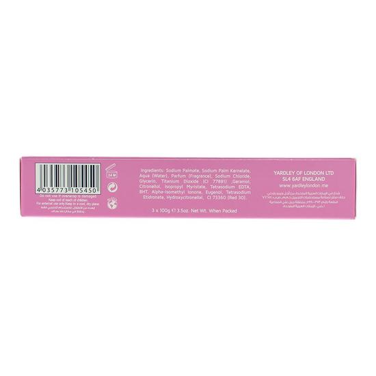 Yardley English Rose Soap Gift Set 100g