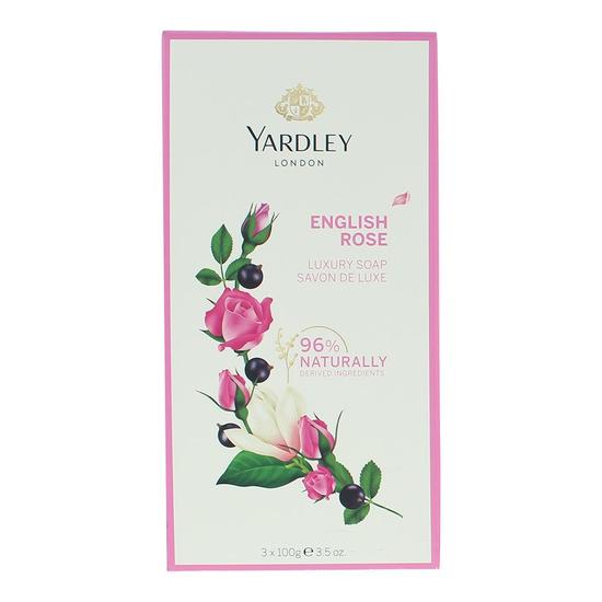 Yardley English Rose Soap Gift Set 100g