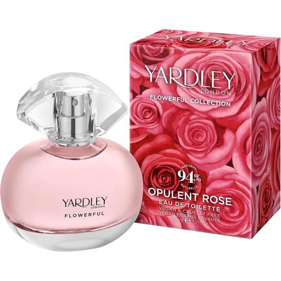 Yardley Flowerful Collection Opulent Rose Eau De Toilette 50ml