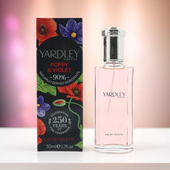 Yardley Poppy & Violet Eau De Toilette 50ml
