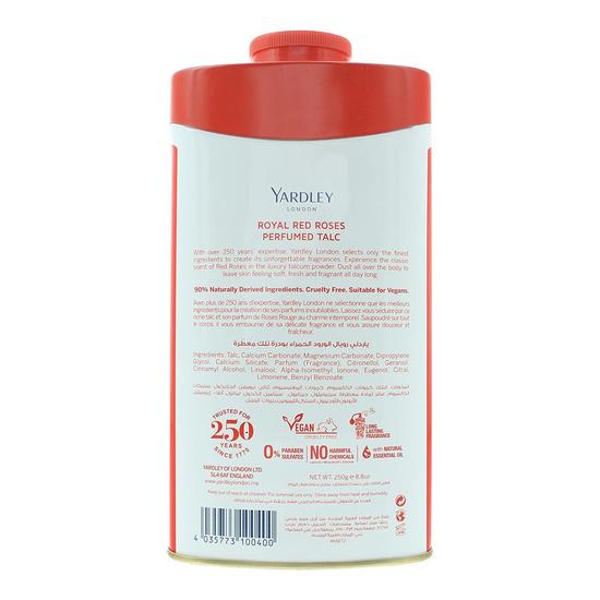 Yardley Royal Red Roses Talcum Powder 125g