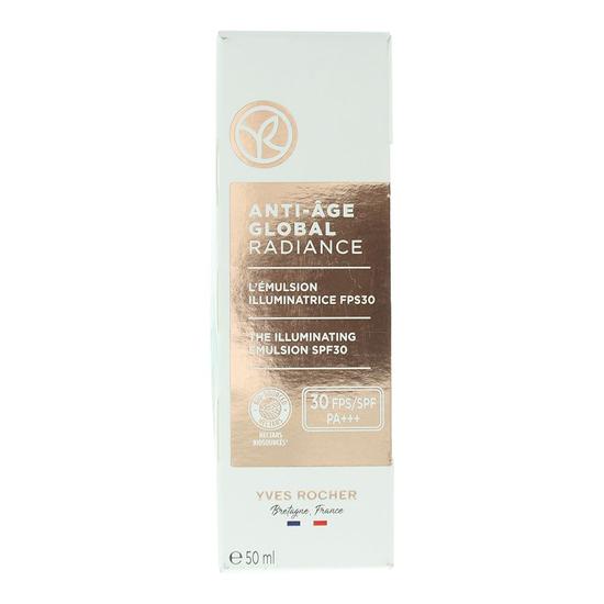 Yves Rocher Anti Age Global Radiance The Illuminating Spf 30 Emulsion 50ml