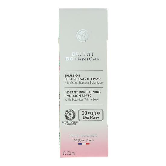 Yves Rocher Bright Botanical Instant Brightening Spf 30 Emulsion 50ml