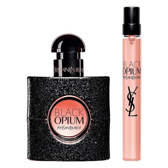 Yves Saint Laurent Black Opium Black Opium Eau De Parfum Women's Gift Set Spray 30ml With 10ml Eau De Parfum