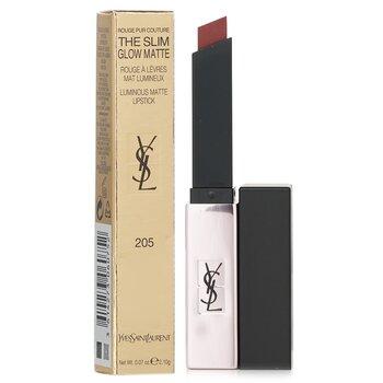 Yves Saint Laurent Rouge Pur Couture The Slim Glow Matte 204 Private Carmine