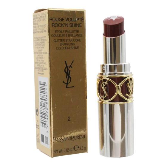Yves Saint Laurent Rouge Volupte Rock N Shine Plum Lipstick 2 Cacao Bounce
