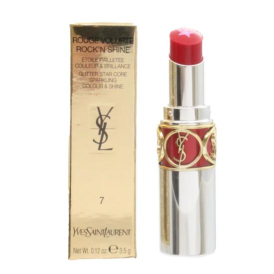 Yves Saint Laurent Rouge Volupte Rock'N Shine Lipstick 7 Red Show