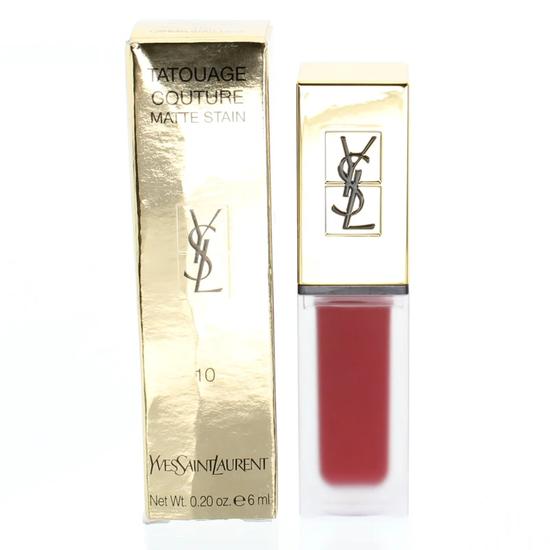 Yves Saint Laurent Tatouage Couture Red Liquid Lipstick 10 Carmin Statement